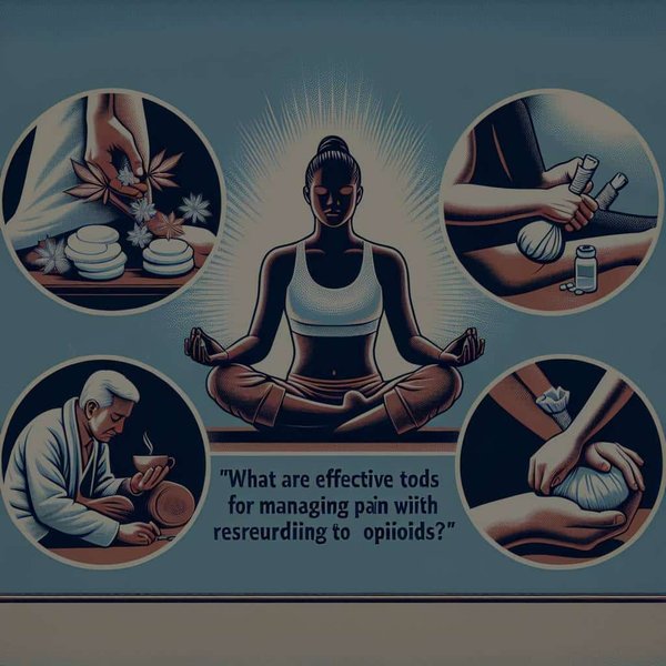 Quelles sont les méthodes efficaces pour gérer la douleur sans recourir aux opioïdes ?